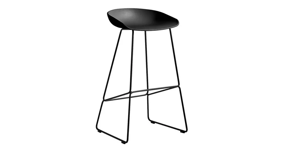 Actieprijs About a Stool AAS 38 2.0 barkruk hoog onderstel zwart