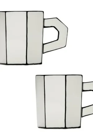 Fabrieksprijs Carte Blanche theekop set van 2