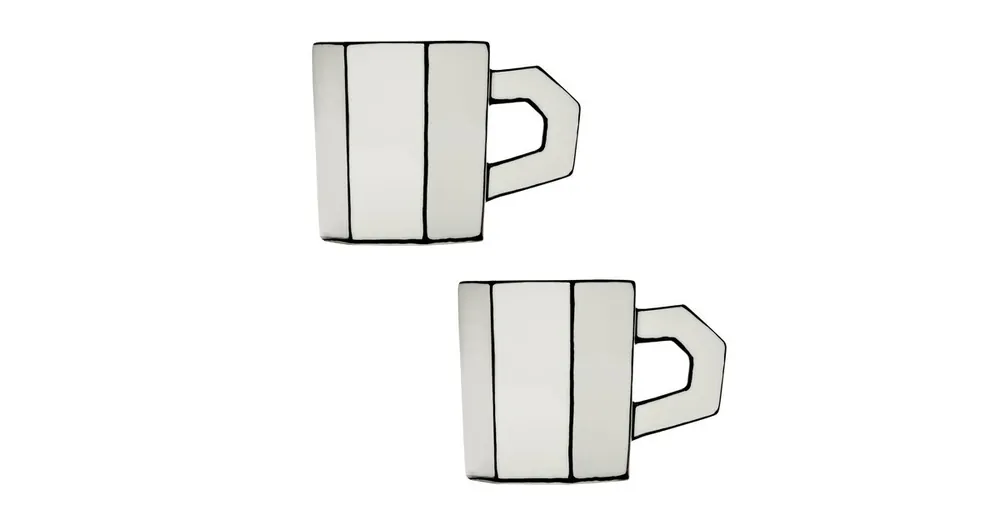 Fabrieksprijs Carte Blanche theekop set van 2