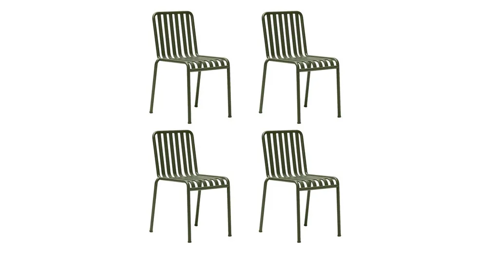 Hete Deal Palissade tuinstoel set van 4