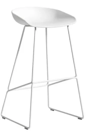 About a Stool AAS 38 2.0 barkruk hoog onderstel wit Speciale Aanbieding