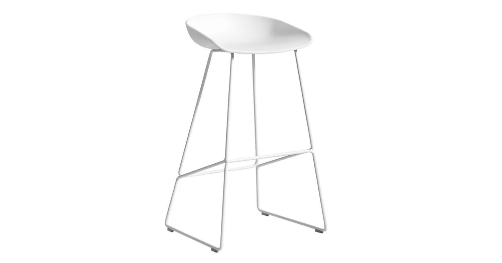 About a Stool AAS 38 2.0 barkruk hoog onderstel wit Speciale Aanbieding