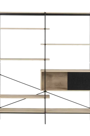 Nik houten wandkast whitewash - 172 x 188 cm Aanbieding