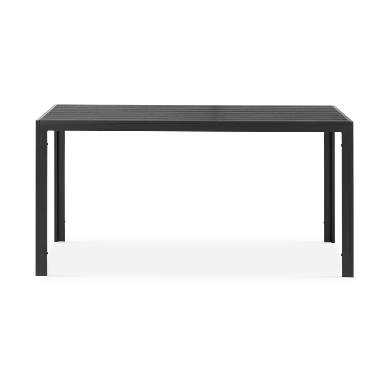 Actieprijs Stan tuintafel zwart - 150 x 90 cm