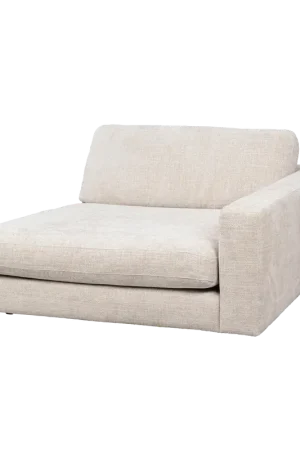 Alleen Vandaag Duncan modulaire chaise longue lichtgrijs/beige - rechts - 129 cm