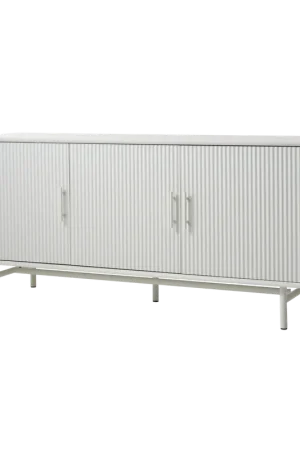 Arlo houten dressoir grijs/beige - 160 x 45 cm Beperkte Voorraad