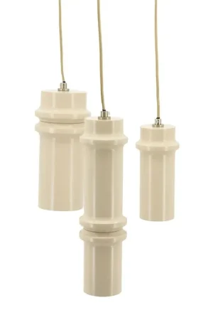Weekendaanbieding Lamp Pendant lamp Cylin cluster 3 36x36x27 – roze By Boo