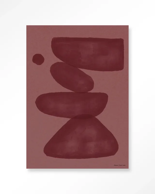 Lage Kosten Elementa Burgundy 2 – Wandkleed