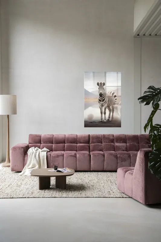 Zebra Mist – Glasschilderij Seizoensaanbieding