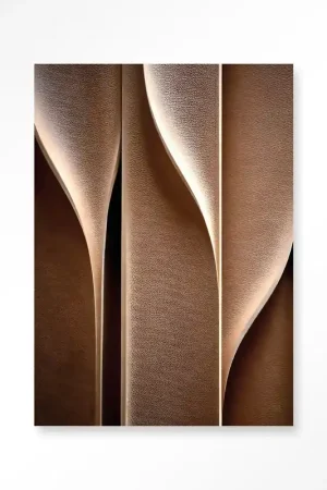 Whispering Curves - Glasschilderij Flitsaanbieding