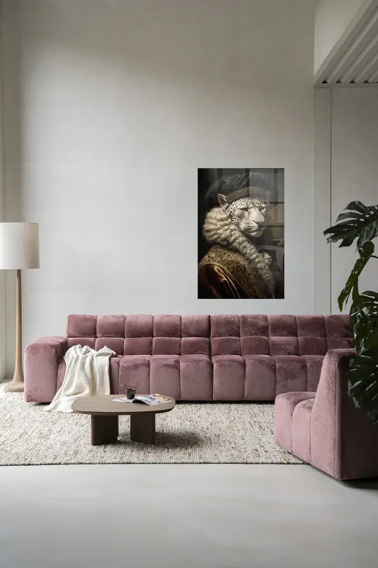 Aanbieding Snow Leopard – Glasschilderij