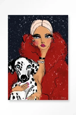 Aanbieding Dotted Doggy – Art Print