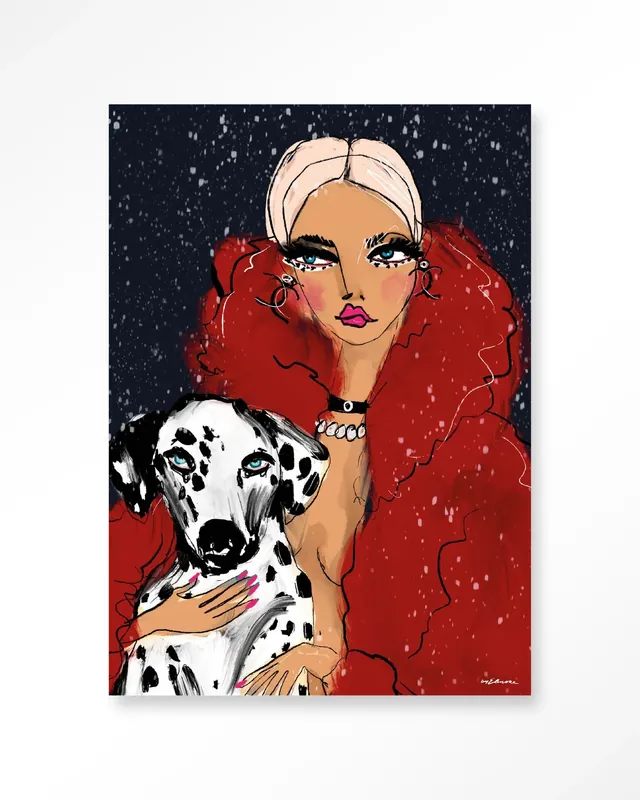 Aanbieding Dotted Doggy – Art Print