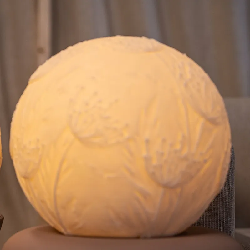 Laatste Versie PTMD Hennah witte bloem LED-lampje oplaadbaar rond
