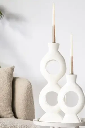 Aanbieding By Boo Kandelaar Torch groot - white