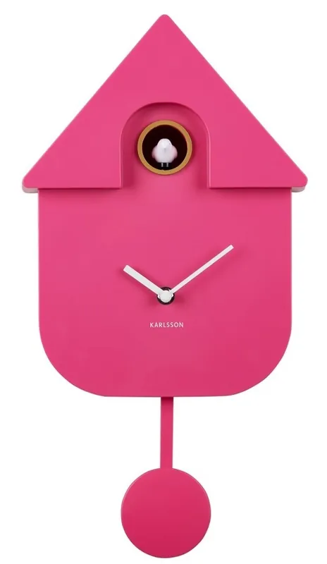 Hoge Kwaliteit Karlsson Klok Modern Cuckoo Helder Roze