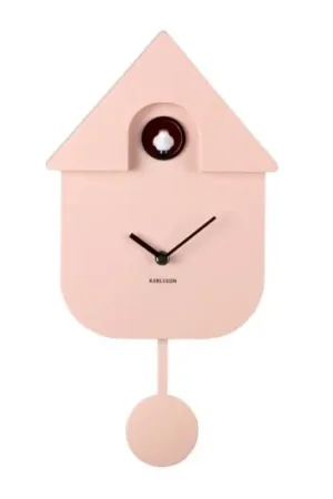 Karlsson Klok Modern Cuckoo - Licht roze Direct Verzonden