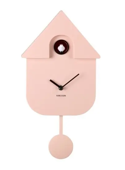 Karlsson Klok Modern Cuckoo - Licht roze Direct Verzonden