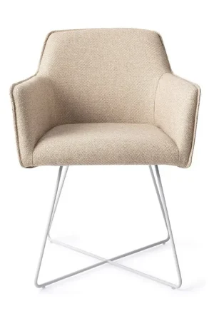 Alleen Vandaag Jesper Home Hofu eetkamerstoel Wild Walnut cross white