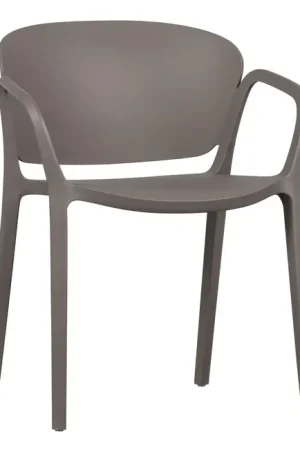 WOOOD Bent tuinstoel Taupe Aanbieding