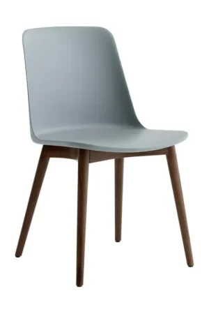 &Tradition Rely HW71 eetkamerstoel Walnut Light Blue Flitsaanbieding