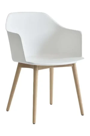 &Tradition Rely HW76 eetkamerstoel Oak White Beste Prijs