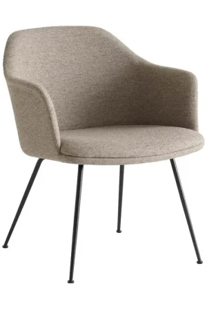 &Tradition Rely HW104 fauteuil Black steel Hallingdal 227 Gecertificeerd