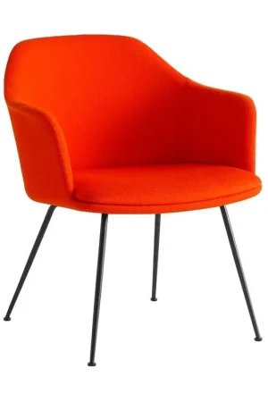 &Tradition Rely HW104 fauteuil Black steel Vidar 542 Populair