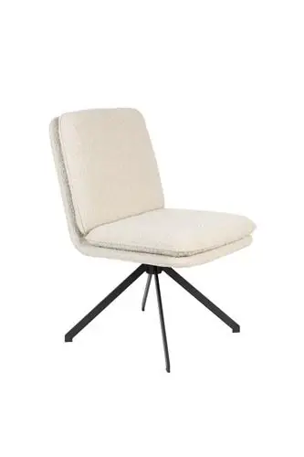 Zuiver Tyler eetkamerstoel bouclé White Seizoensaanbieding