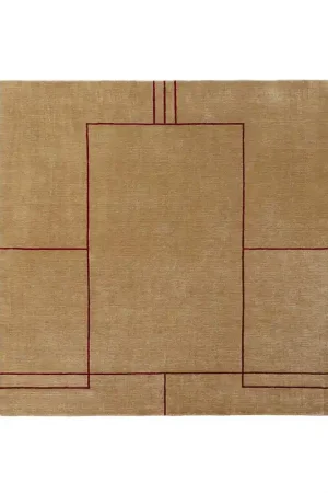 &Tradition Cruise AP11 vloerkleed 240x240 cm Bombay Golden Brown Koopje