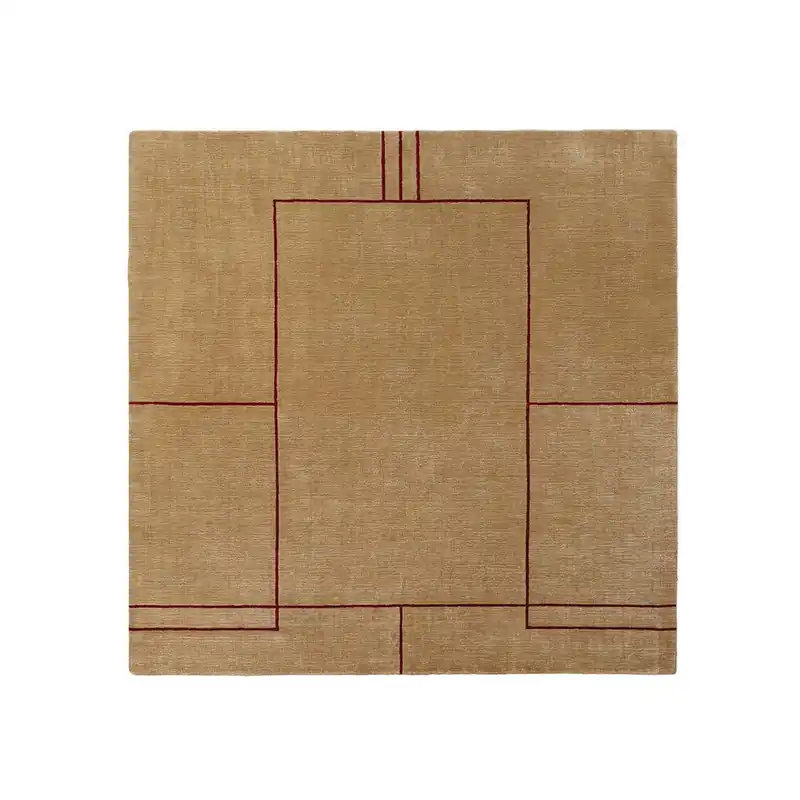 &Tradition Cruise AP11 vloerkleed 240x240 cm Bombay Golden Brown Koopje