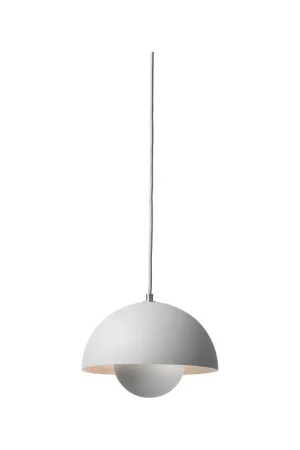 &Tradition Flowerpot VP1 hanglamp Matt Light Grey Op = Op