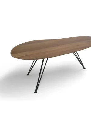 Bree‘s New World Cloudy eettafel organisch gelakt massief noten 206x120 cm Gecertificeerd