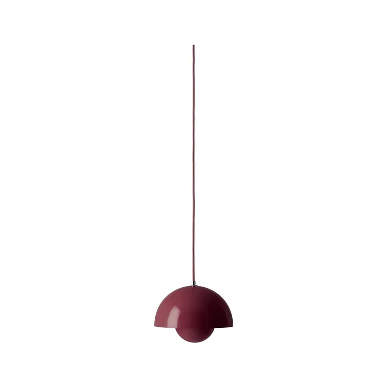 &Tradition Flowerpot VP1 hanglamp Dark Plum Koop Online