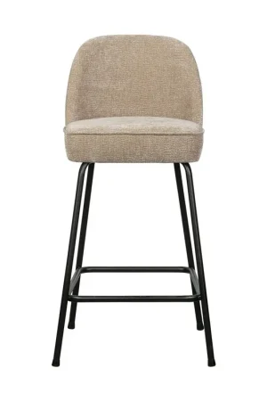 Actieprijs WOOOD Vogue barkruk H65 chenille zand