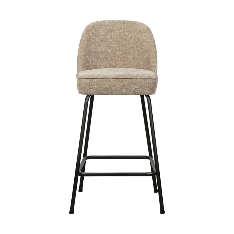 Actieprijs WOOOD Vogue barkruk H65 chenille zand