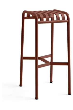 Aanbieding HAY Palissade barkruk H78 Iron Red
