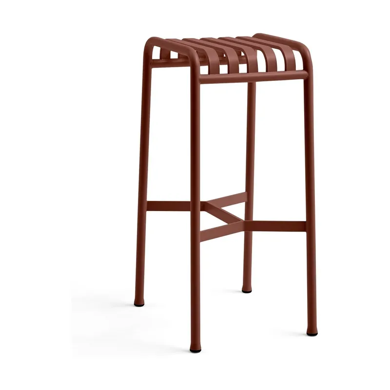 Aanbieding HAY Palissade barkruk H78 Iron Red