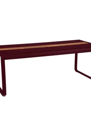 Fermob Bellevie tuintafel met opslagruimte 196x90 cm Black Cherry Gereduceerde Prijs