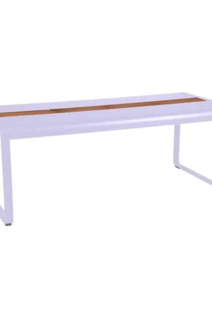 Laatste Versie Fermob Bellevie tuintafel met opslagruimte 196x90 cm Marshmallow
