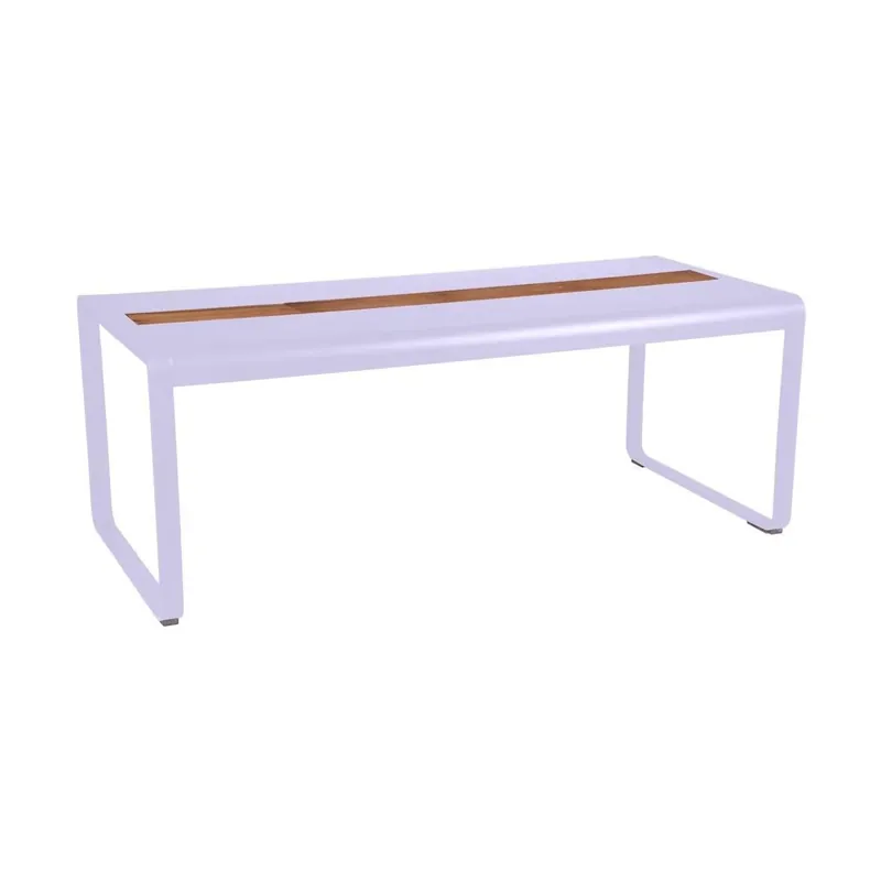 Laatste Versie Fermob Bellevie tuintafel met opslagruimte 196x90 cm Marshmallow