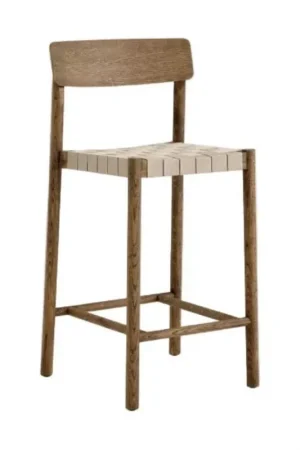 &Tradition Betty TK12 barkruk H65 Smoked webbing Direct Beschikbaar
