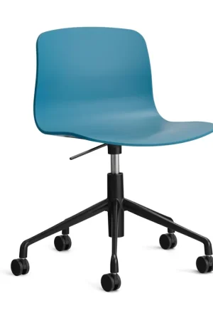 Aanbieding HAY About a Chair AAC 50 bureaustoel zwart Azure Blue 2.0