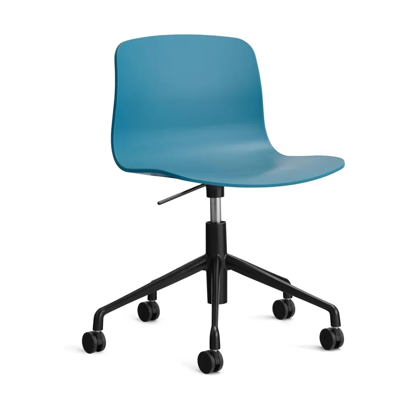 Aanbieding HAY About a Chair AAC 50 bureaustoel zwart Azure Blue 2.0