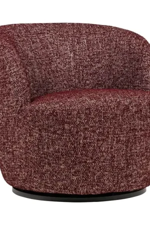 Bestseller WOOOD Serra fauteuil Bordeau Melange