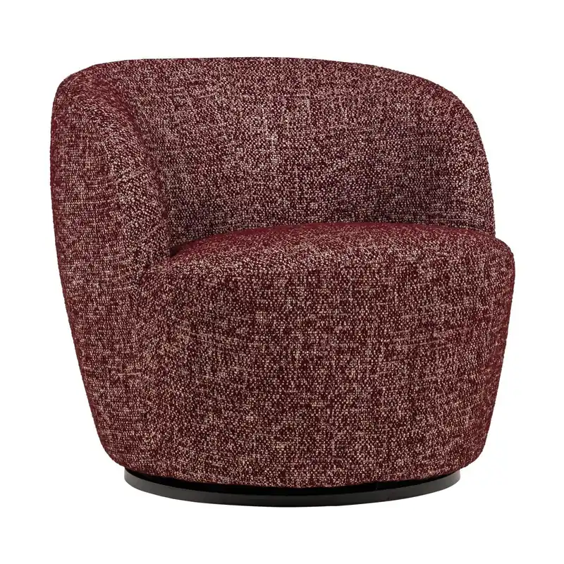 Bestseller WOOOD Serra fauteuil Bordeau Melange