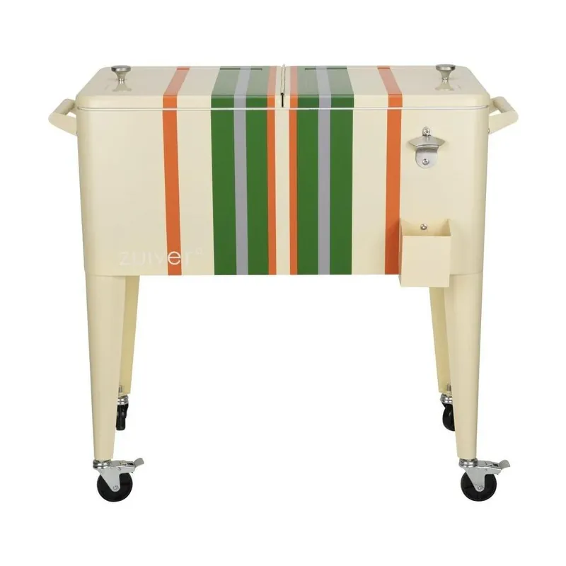 Zuiver Cooler Be Cool koelbox Stripes Lemon Alleen Vandaag