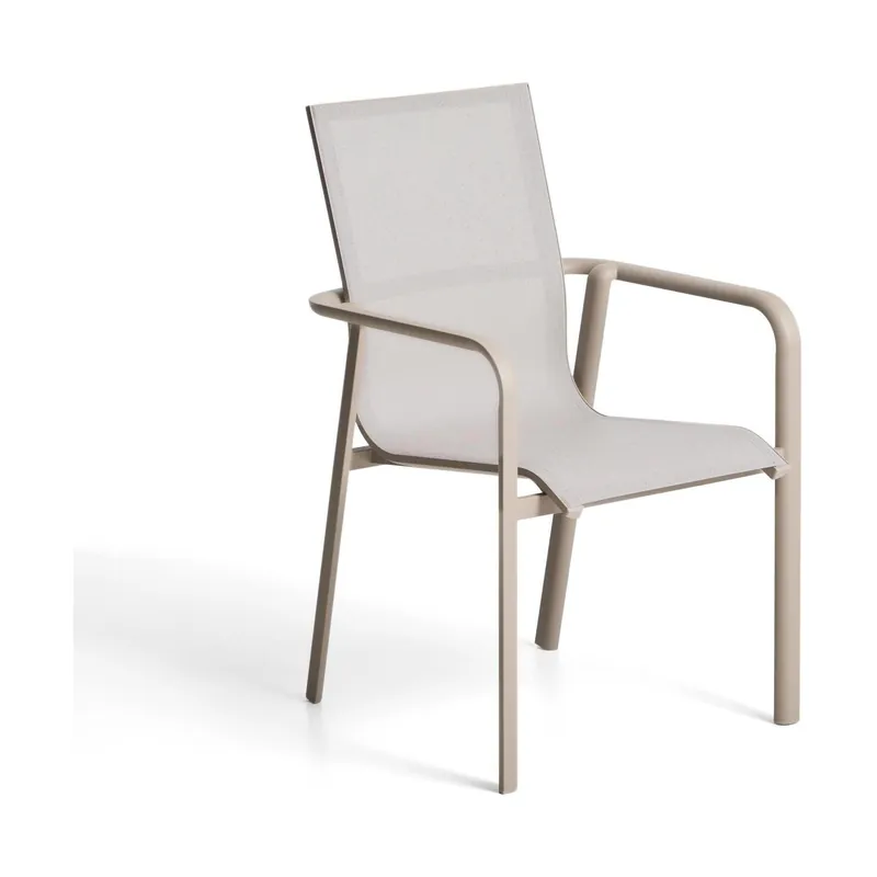 Weekendaanbieding Kave Home Canea tuinstoel Taupe/Beige