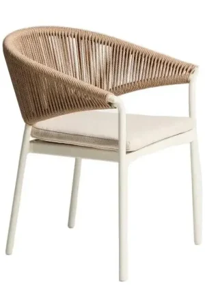Weekendaanbieding Kave Home Zuara tuinstoel Ecru