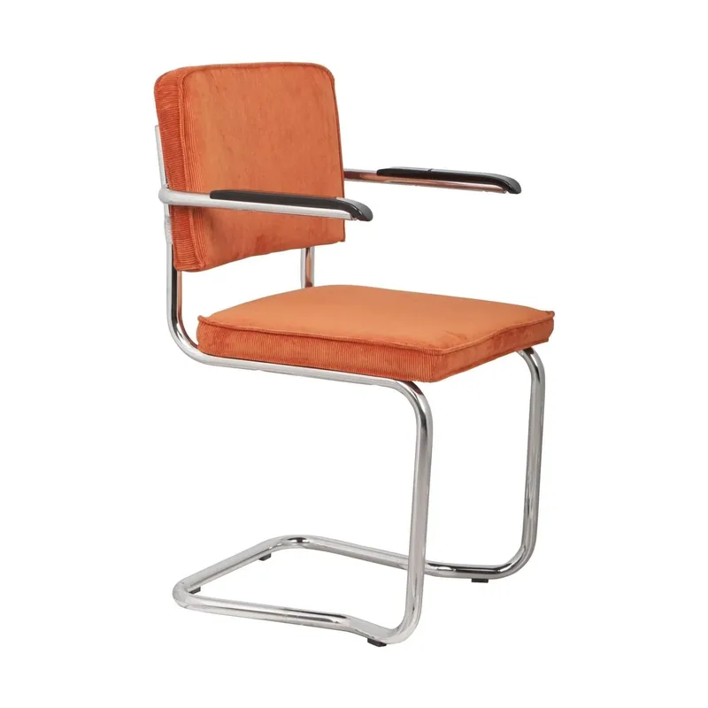 Bestel Nu Zuiver Ridge Rib Kink armstoel Orange